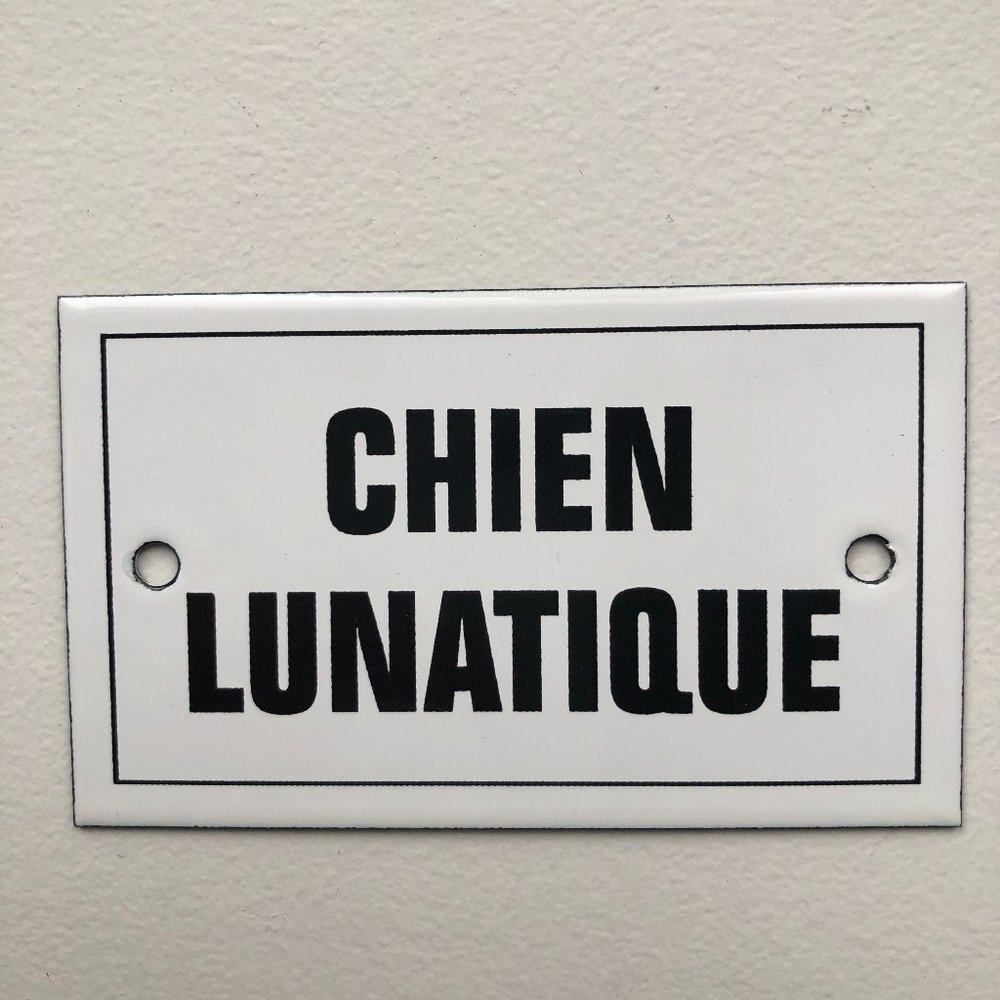 Crazy Dog  = Chien Lunatique French Enamel…